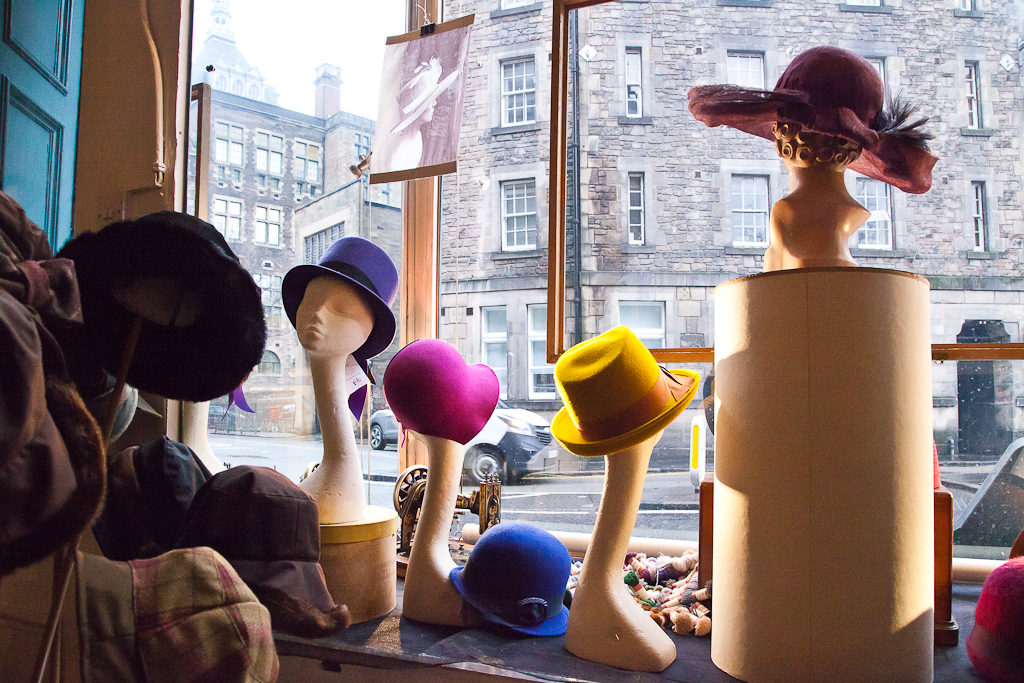 Shop display, window display for shops in Edinburgh - Retail designer Skela Studio