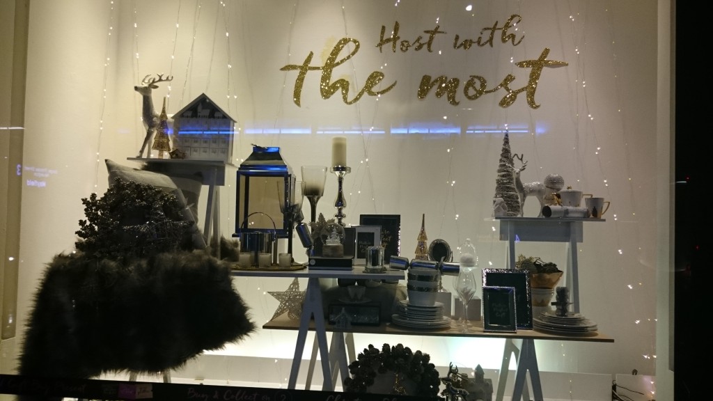 Window display for a department store